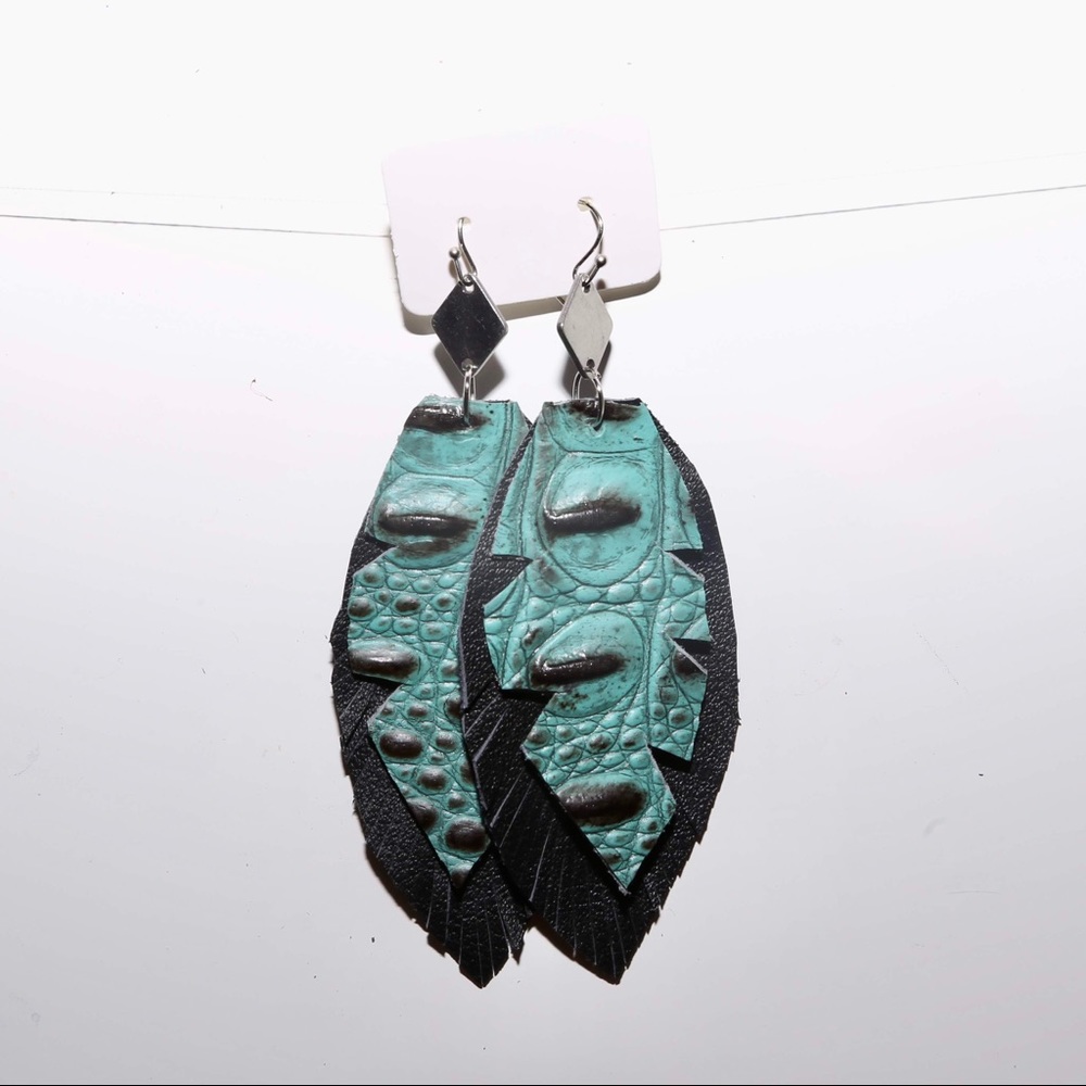 Handmade Leather Earrings